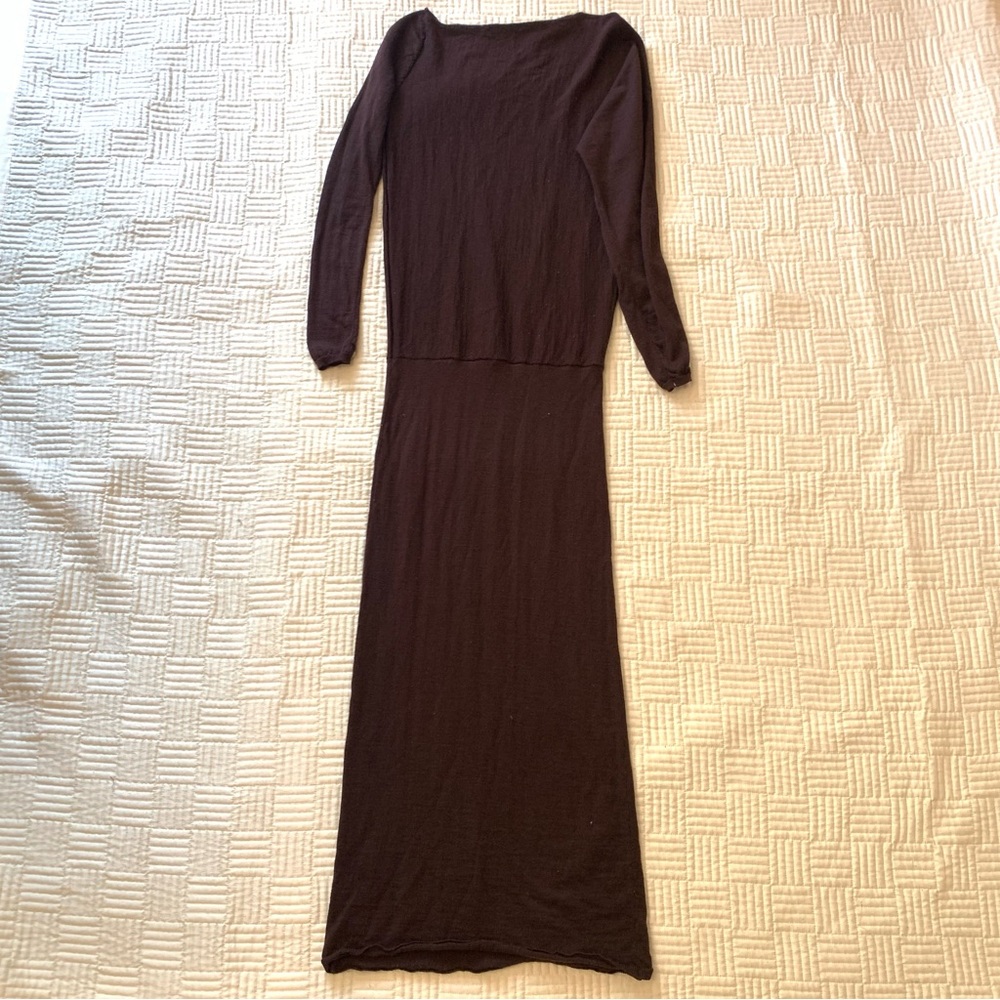 Zara Brown Long Sleeve Dress Size Small